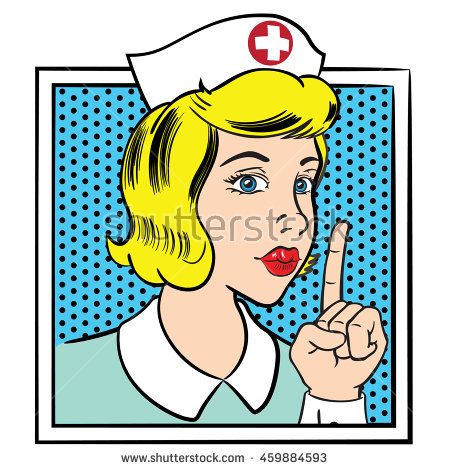 450x470 Nurse Clipart Silence