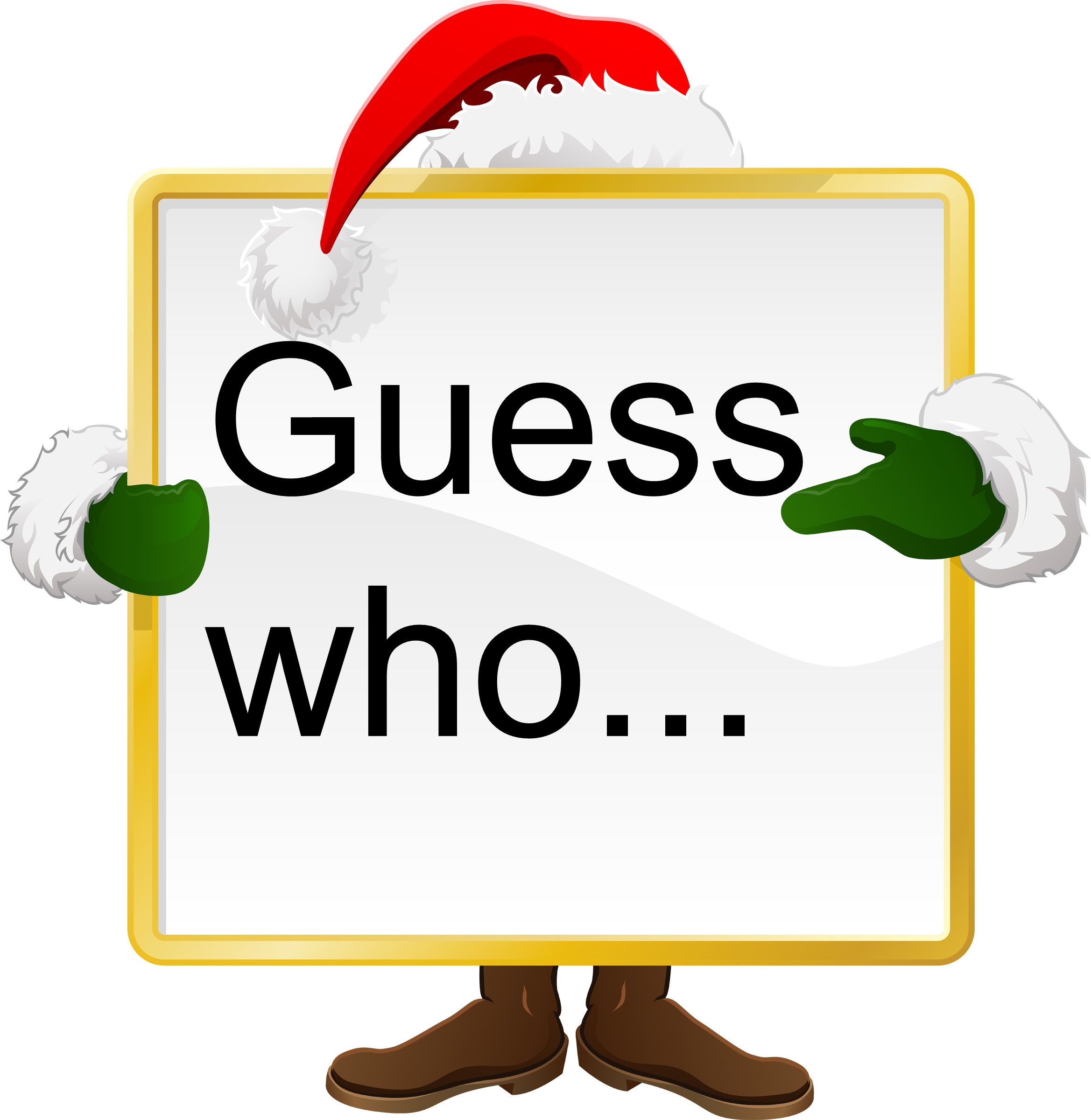 2337x2400 Secret Santa Clipart