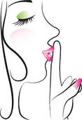 117x170 Shhh Finger Clipart