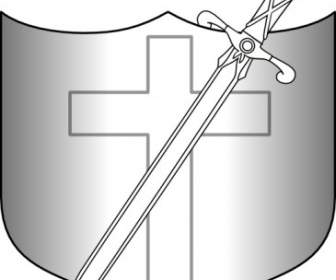 336x280 Jonadab Round Sword And Shield Clip Art Vector Clip Art Free