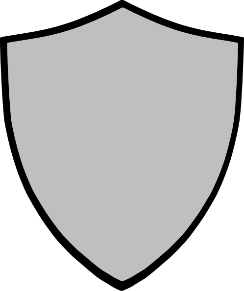 498x595 Shield Gray Clip Art