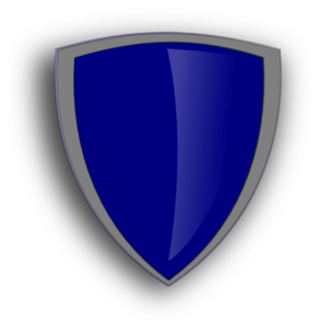 292x297 Blue Shield Png, Svg Clip Art For Web