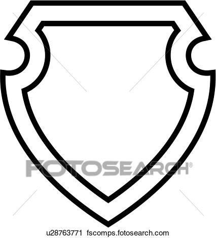 426x470 Clipart Of , Badge, Department, Emergency, Emergency Services