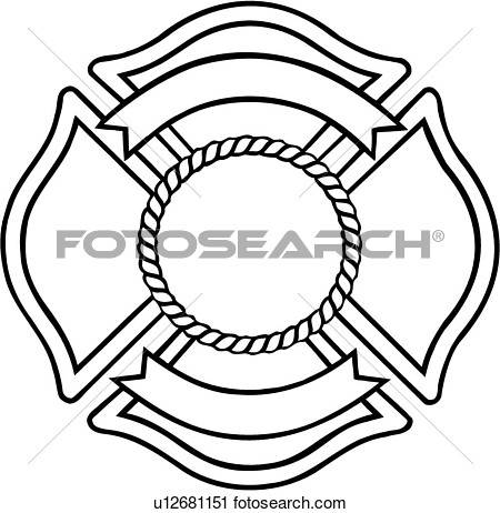 450x462 Fire Department Shield Clipart