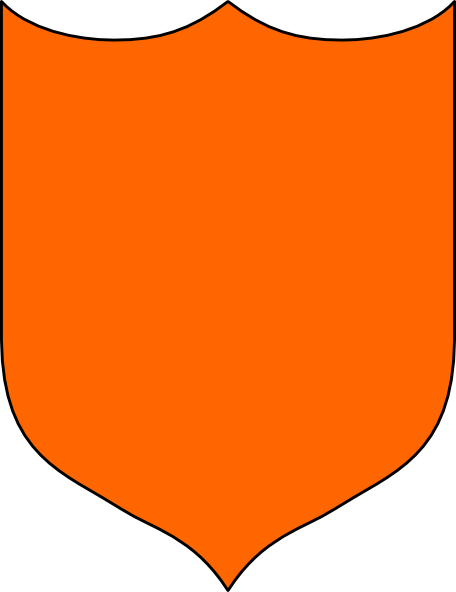 456x592 Shield Orange Clip Art