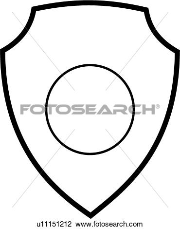370x470 Shield Clipart Plaque