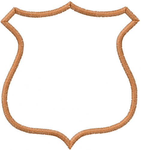 470x500 Free Shield Outline Embroidery Design Annthegran