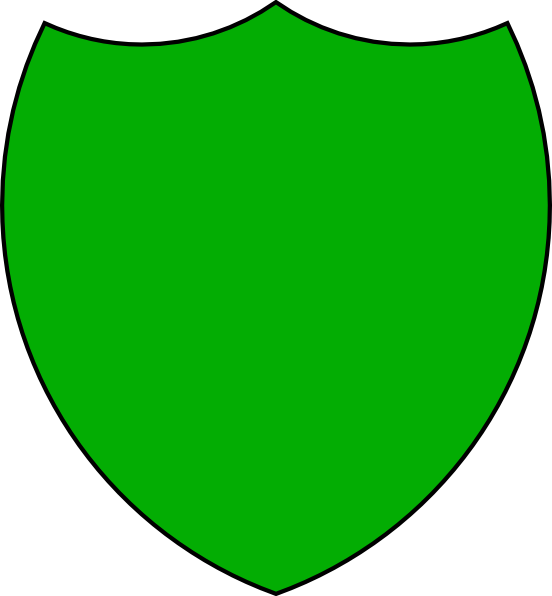 552x596 Shield Outline Clip Art