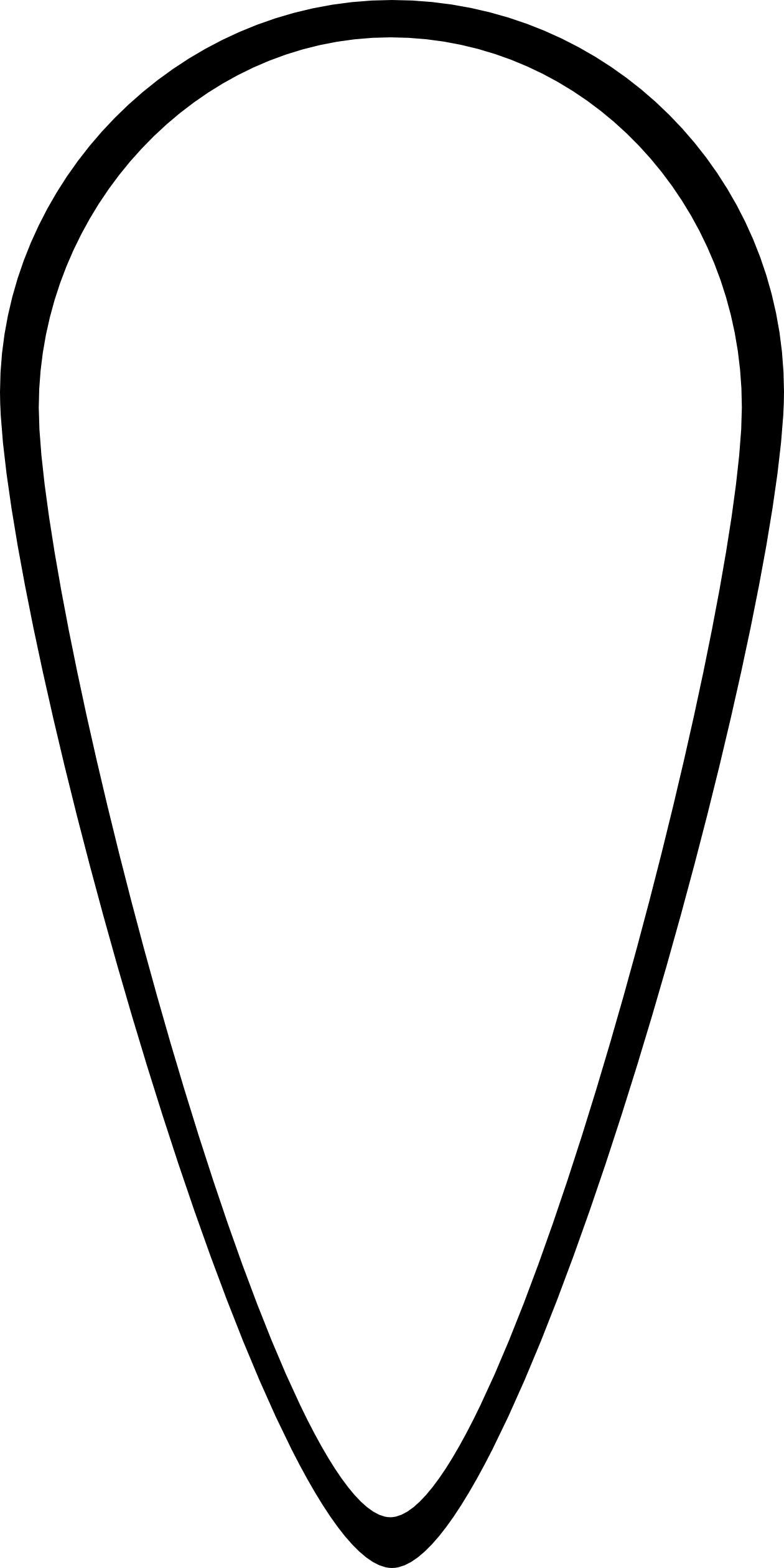 1260x2520 Kite Outline Clip Art