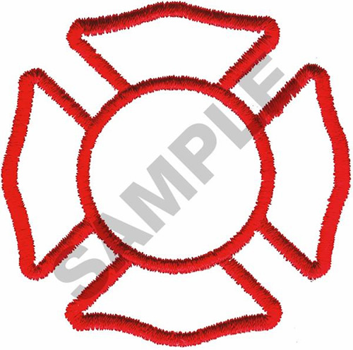 500x496 Outlines Embroidery Design Fire Shield Outline From Great