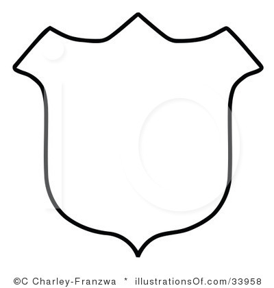 400x420 Clipart Shields Outlines Collection