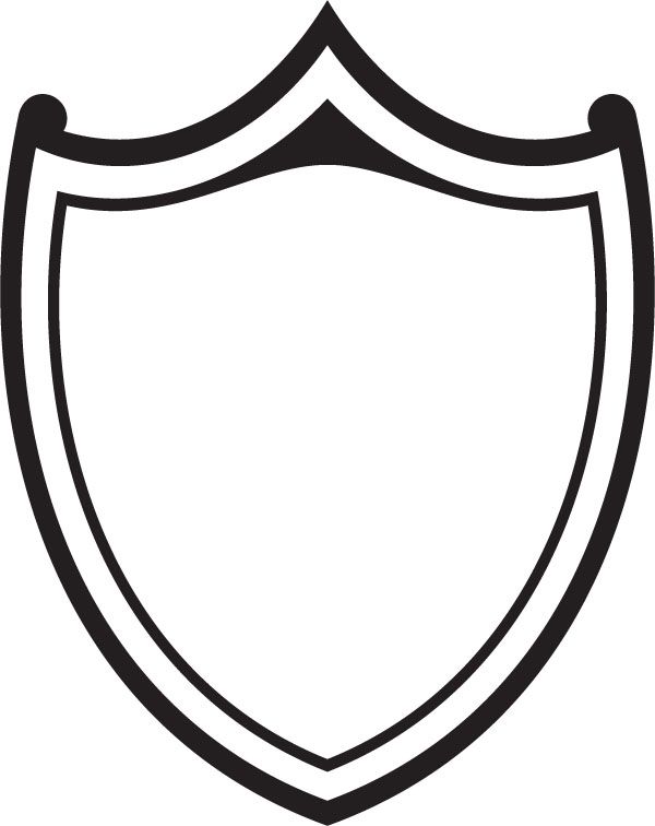 600x756 Black Shield Cliparts 181289