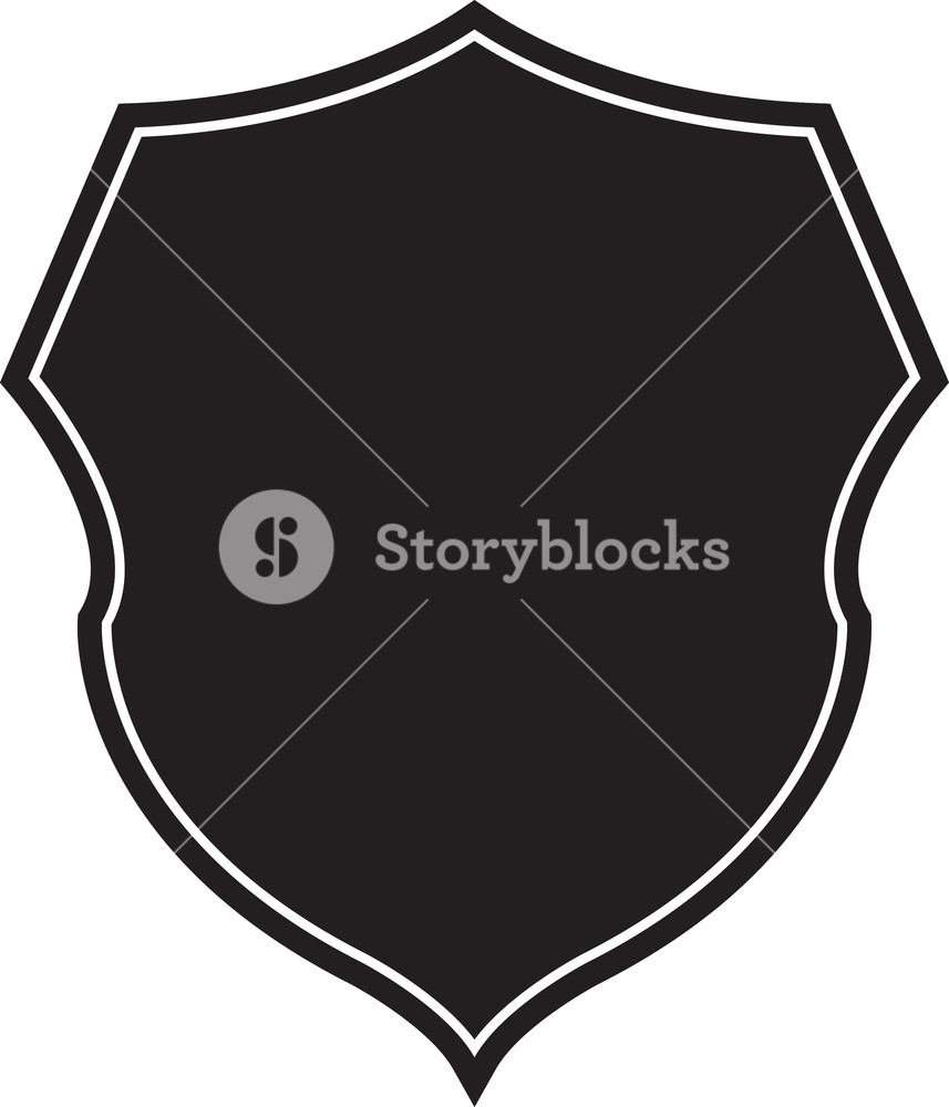 857x1000 Shield Vector Element Royalty Free Stock Image