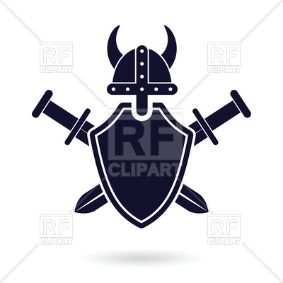 400x400 Shield Of Viking And Crossed Swords