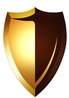 236x332 Gold Shield Clip Art