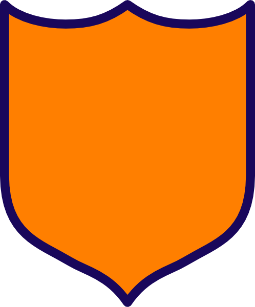 498x600 Orange Shield Clip Art
