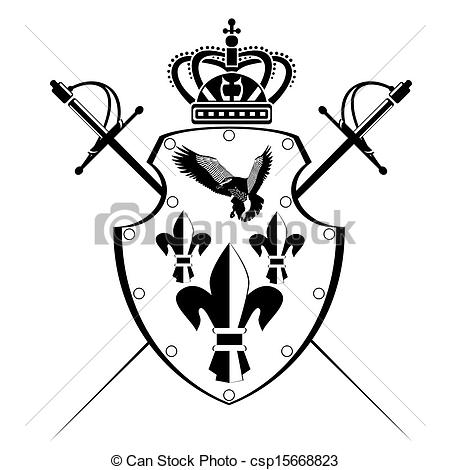 450x470 Drawn Sword Sword Shield