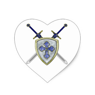 324x324 Sword And Shield Stickers Zazzle