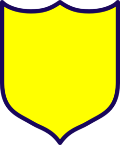 249x300 Yellow Shield Clip Art