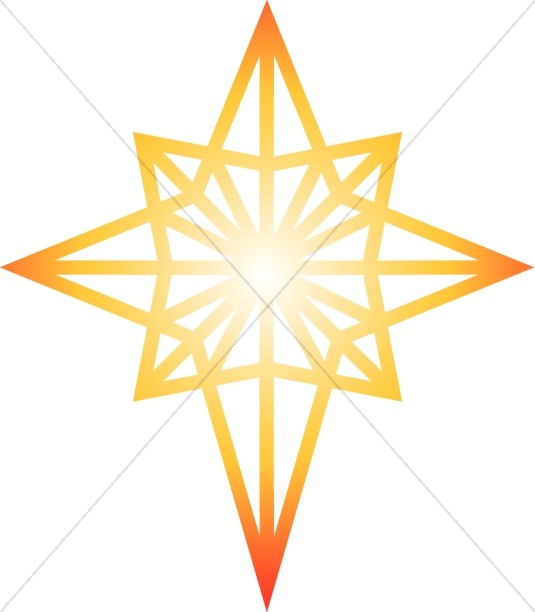535x612 Bright Clipart Star Bethlehem