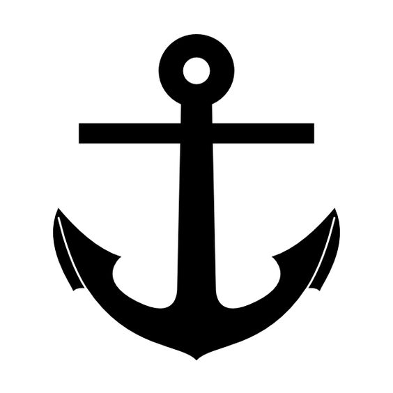 564x564 Clipart Anchor Silhouette Jpeg