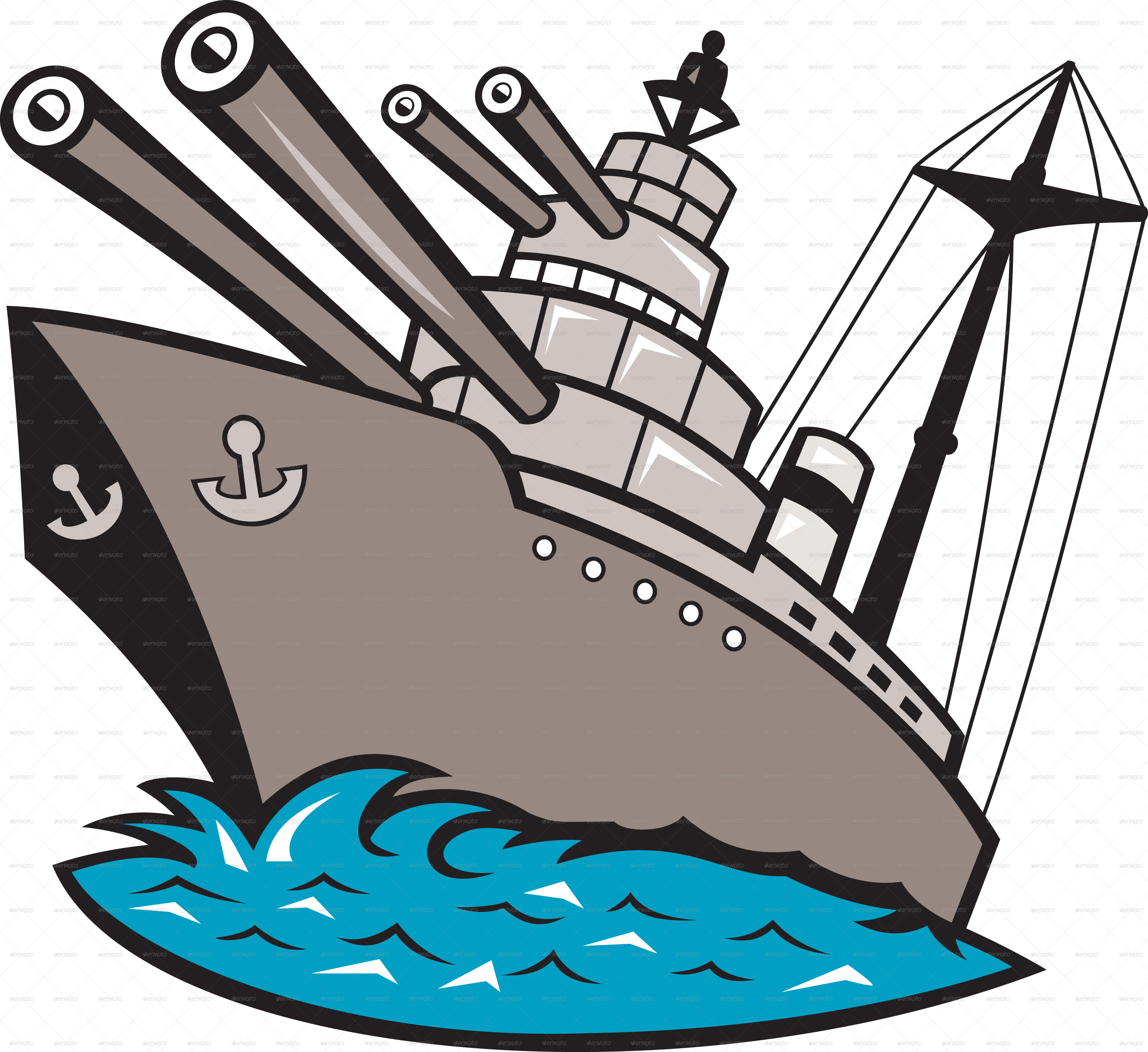 5121x4694 Navy Ship Clipart