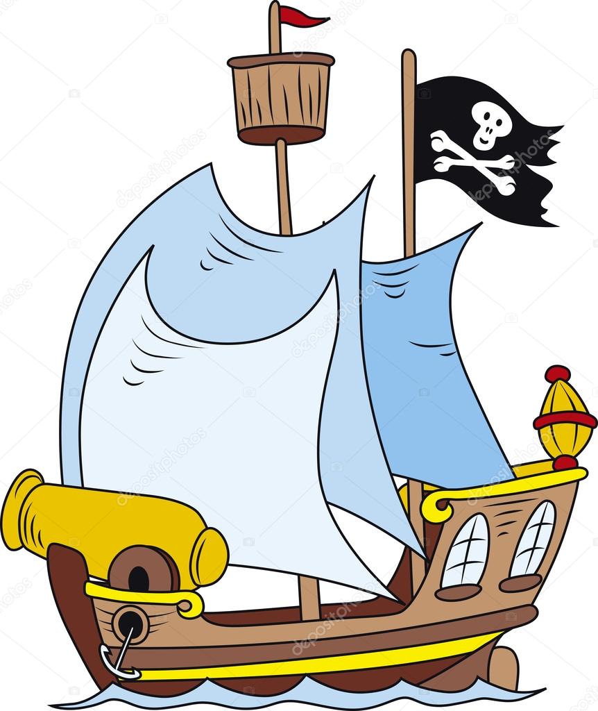 862x1024 Pirate Ship Stock Vectors, Royalty Free Pirate Ship Illustrations