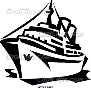 300x290 Cruise Ship Vector Clip Art
