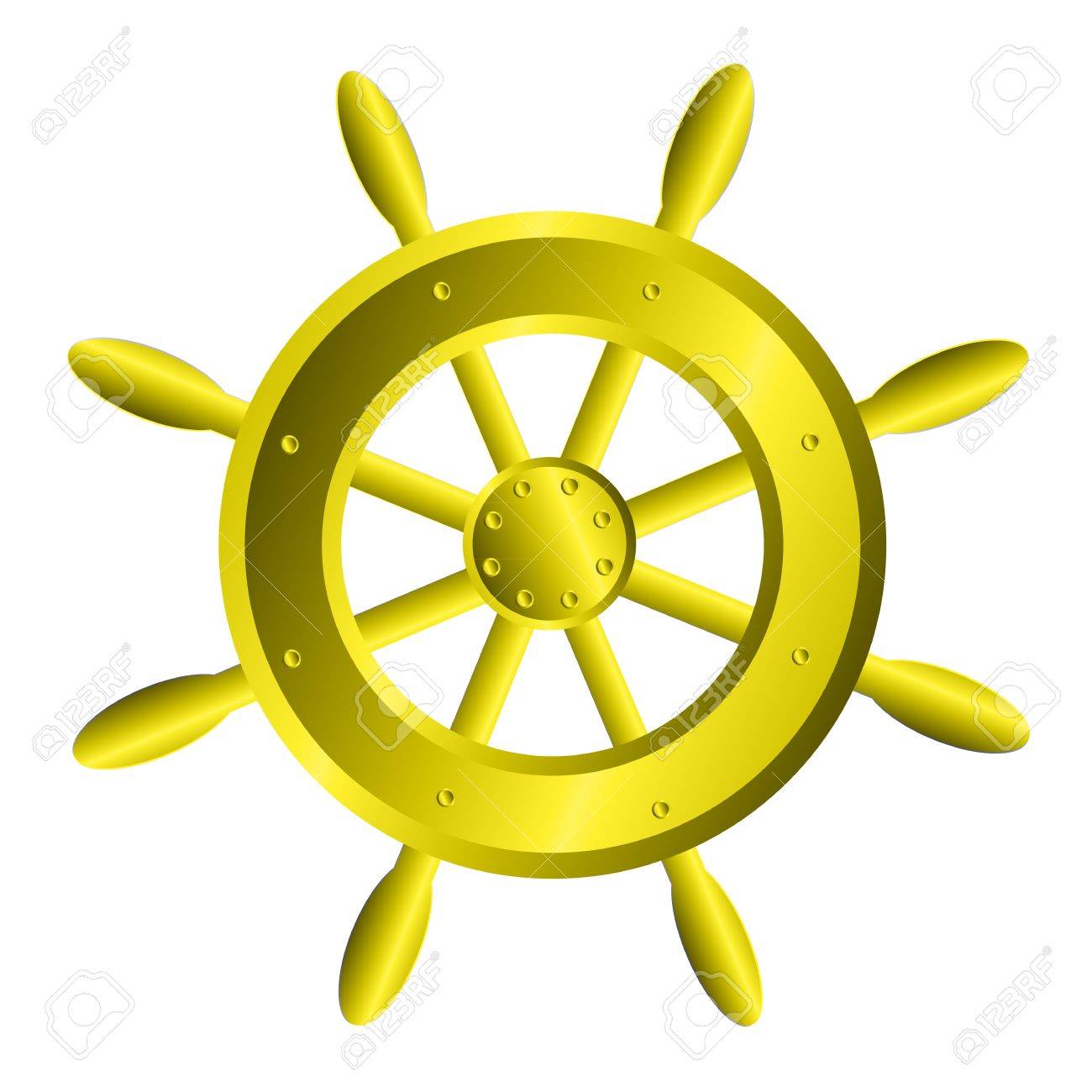 1300x1300 Ship Steering Wheel Icon On White Background Royalty Free Cliparts