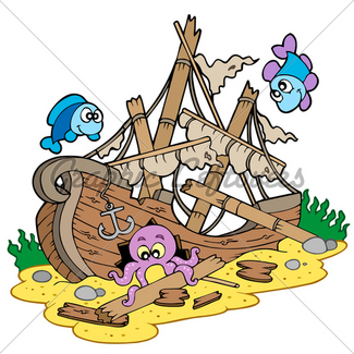 Ship Wreck Clipart | Free download on ClipArtMag