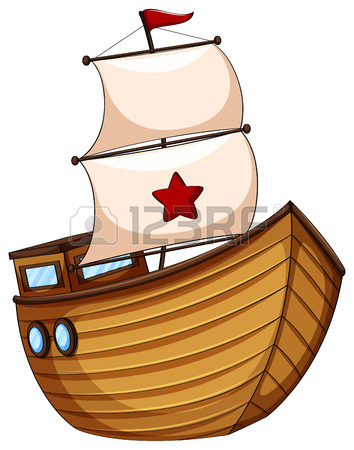 354x450 6,519 Wooden Boat Cliparts, Stock Vector And Royalty Free Wooden