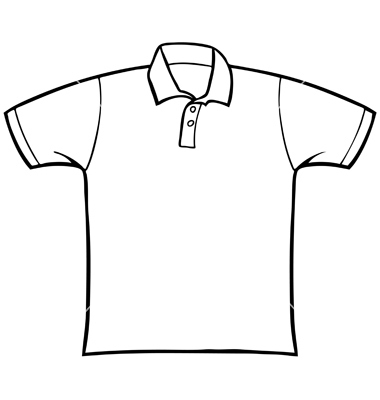 380x400 T Shirt Clipart Black And White