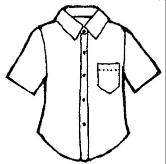 333x329 Kid Shirt Clipart Shirt Clipart