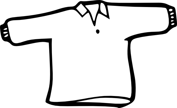 600x369 Shirt Outline Clip Art