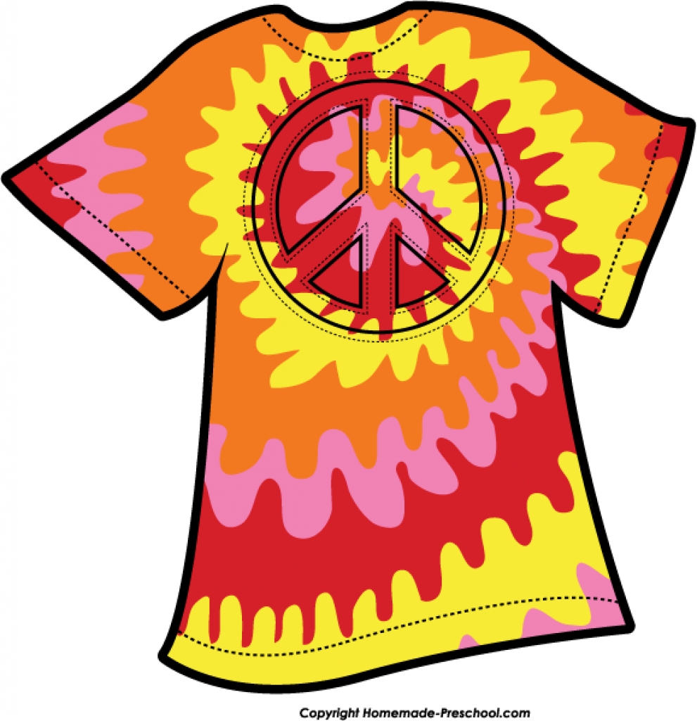 991x1024 Free Peace Sign Clipart With Regard To Tie Dye T Shirt Clipart Tie
