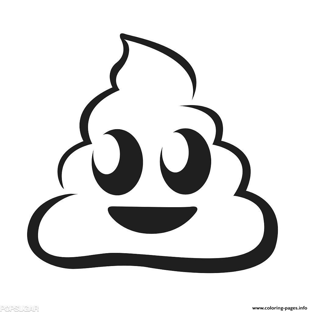 1024x1024 Print Emoji Pumpkin Poop Emoticon Coloring Pages Moms