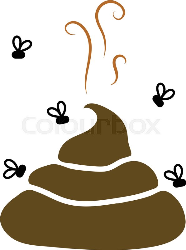 597x800 Vector Image Of Shit. Icon And Illustration Eps Stock Vector