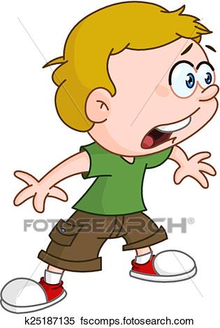 315x470 Clipart Of Shocked Kid K25187135