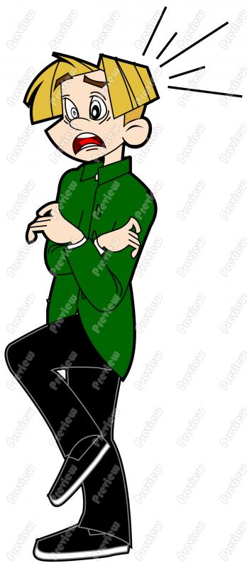 348x800 Shocked Male Character Clip Art
