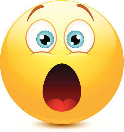 402x427 Clipart Shocked Face