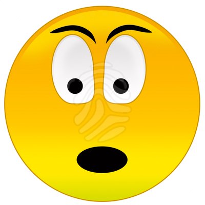 400x400 Surprised Face Clipart