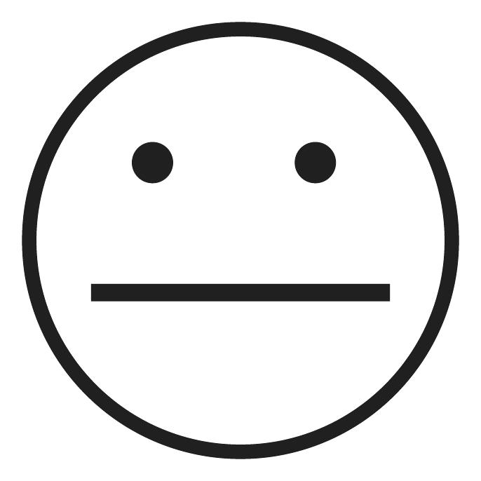 686x686 Emotions Clipart Shocked Large Eyed Black And White Smiley Face