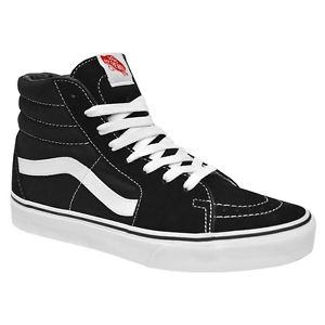 300x300 Vans Classic Sk8 Hi Top Black White Fashion Mens Womens Shoes Size
