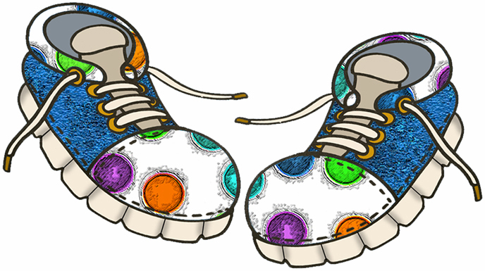 688x385 Sneakers Clipart Kid Shoe