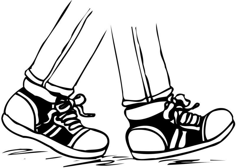 800x568 Feet Walking Clip Art
