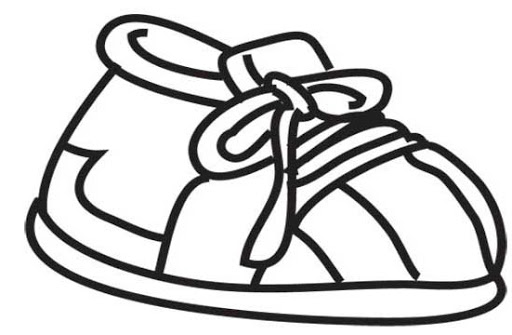 512x335 Kid Shoe Clipart