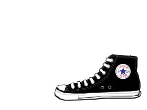 297x222 Converse Shoes Clipart