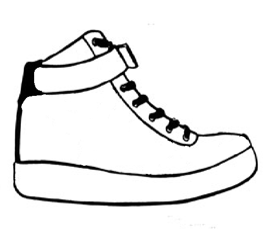 Shoe Outline Template | Free download on ClipArtMag