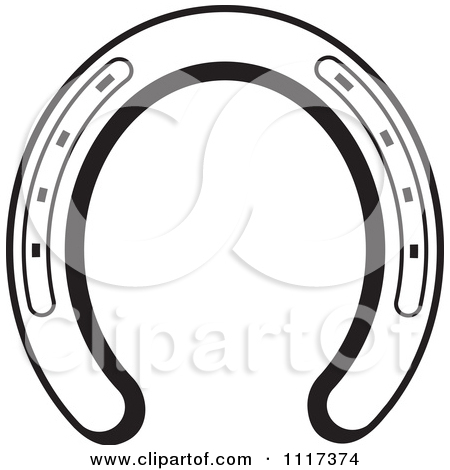 450x470 Horseshoe Tracks Clipart