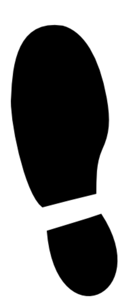 260x600 Shoe Print Clip Art Many Interesting Cliparts